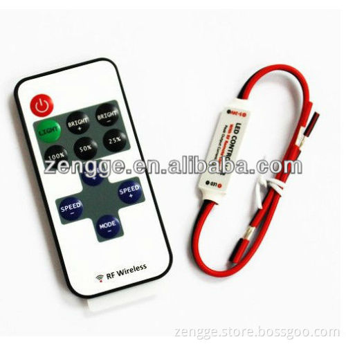 LED RF mini dimmer,DC5-24V 6A key chain remote led rf mini dimmer